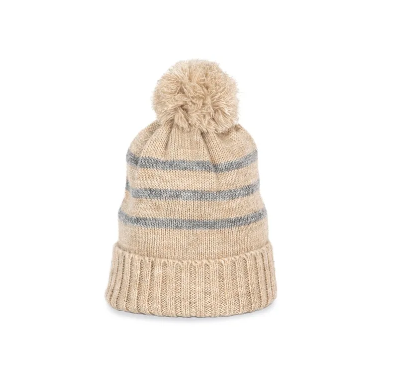 Cappello a righe - Filato riciclato