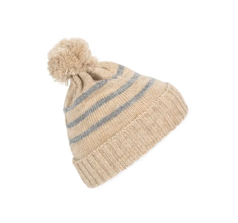 Cappello a righe - Filato riciclato