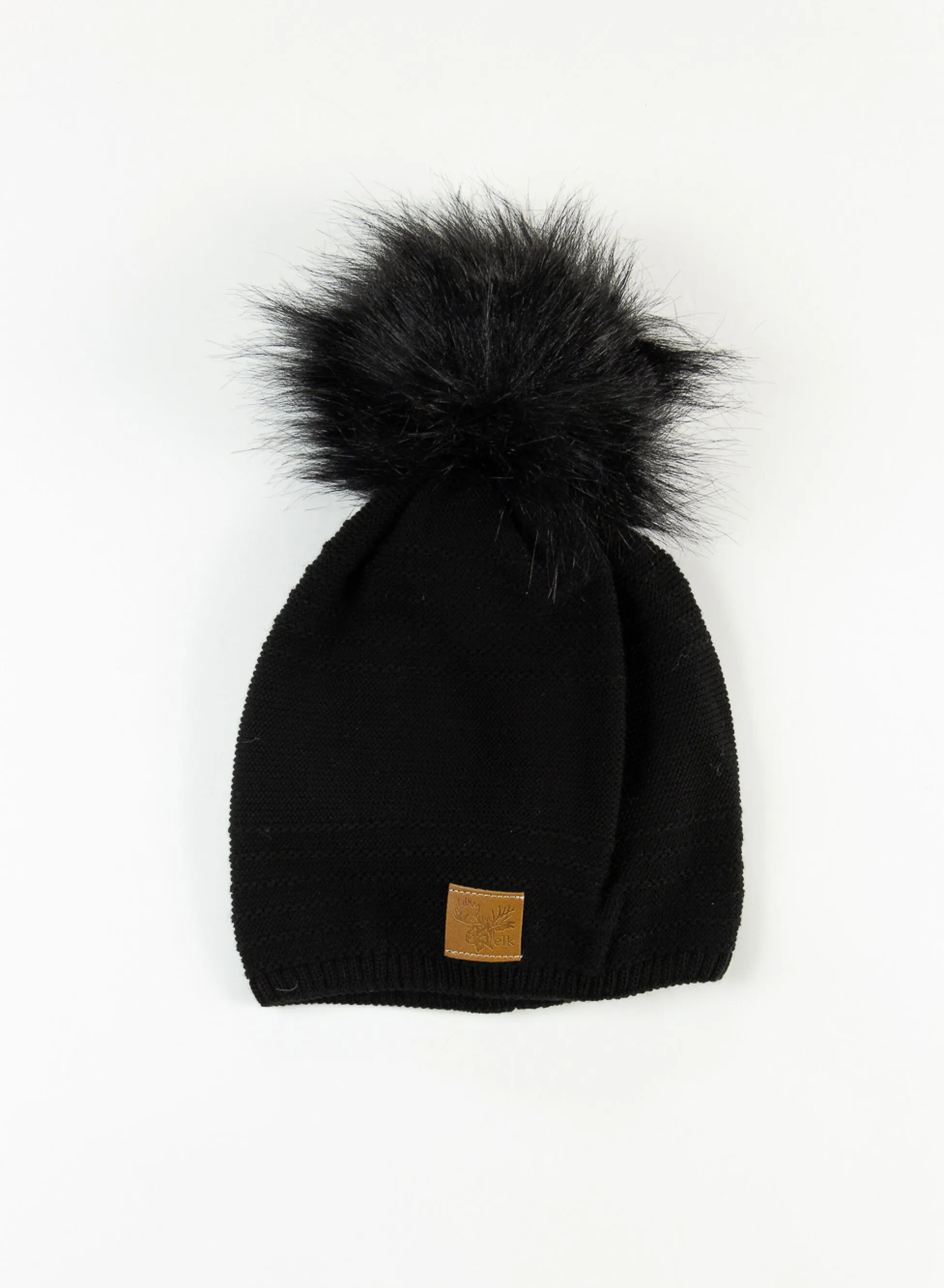 cappello rasato pon pon maglia
