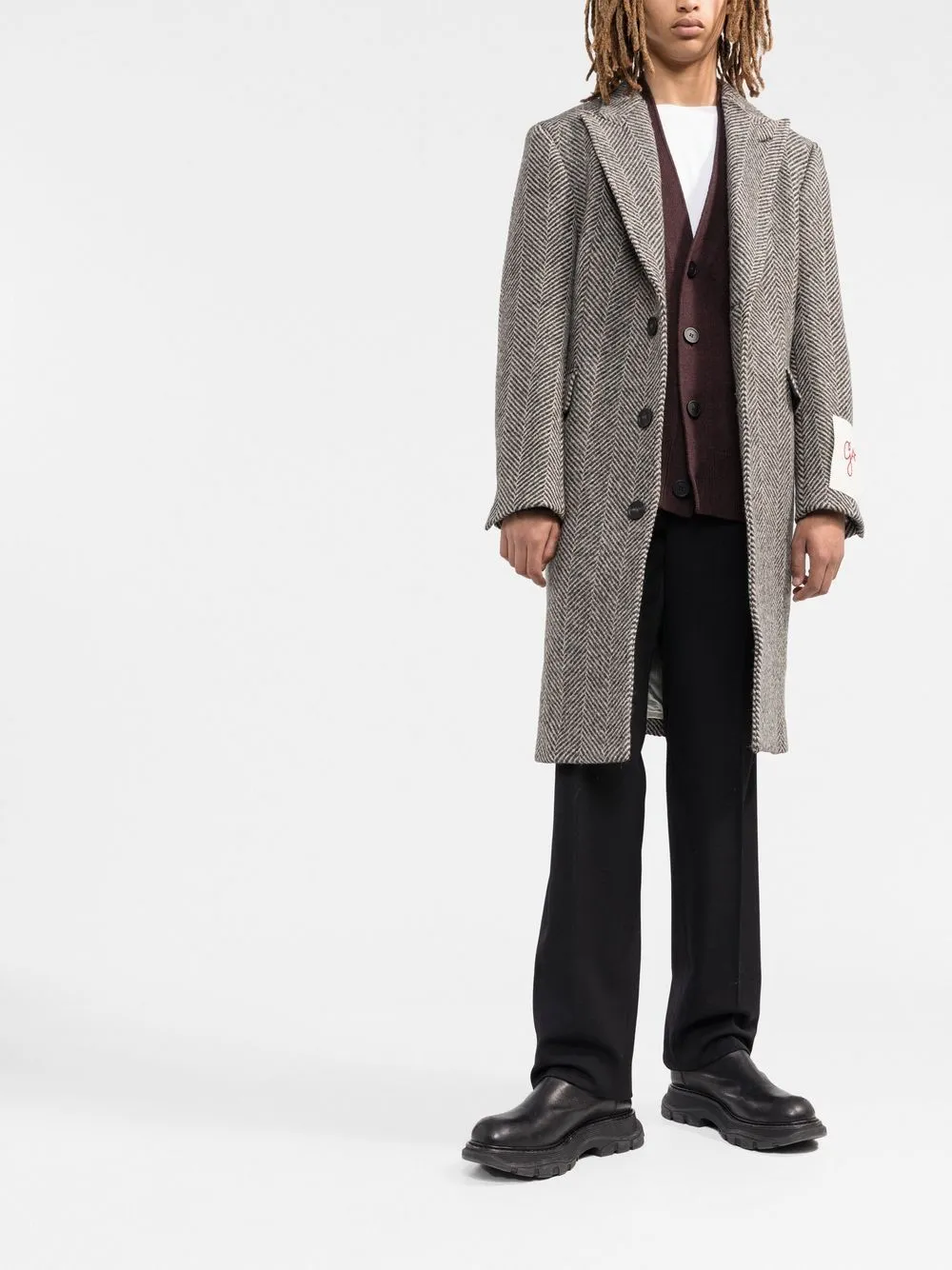 cappotto a spina pesce