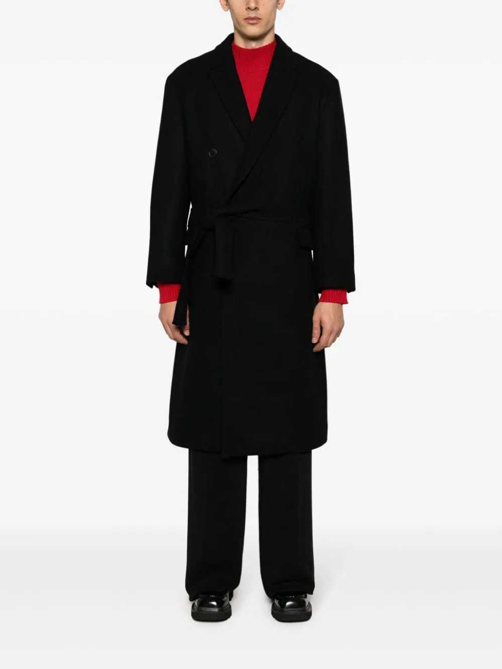 cappotto christian nero