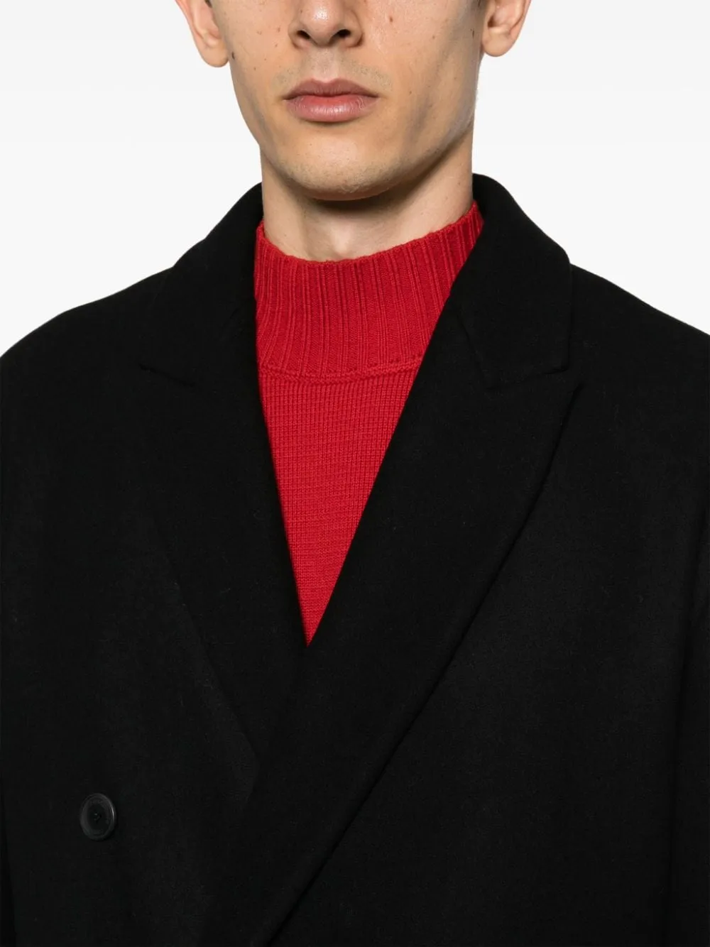 cappotto christian nero