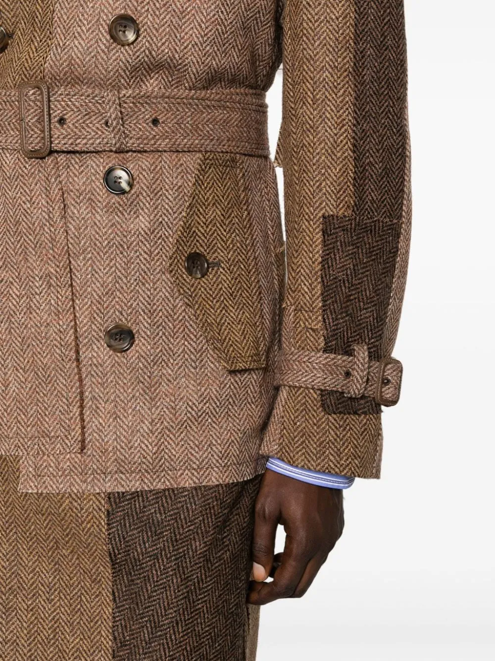 cappotto doppiopetto marrone