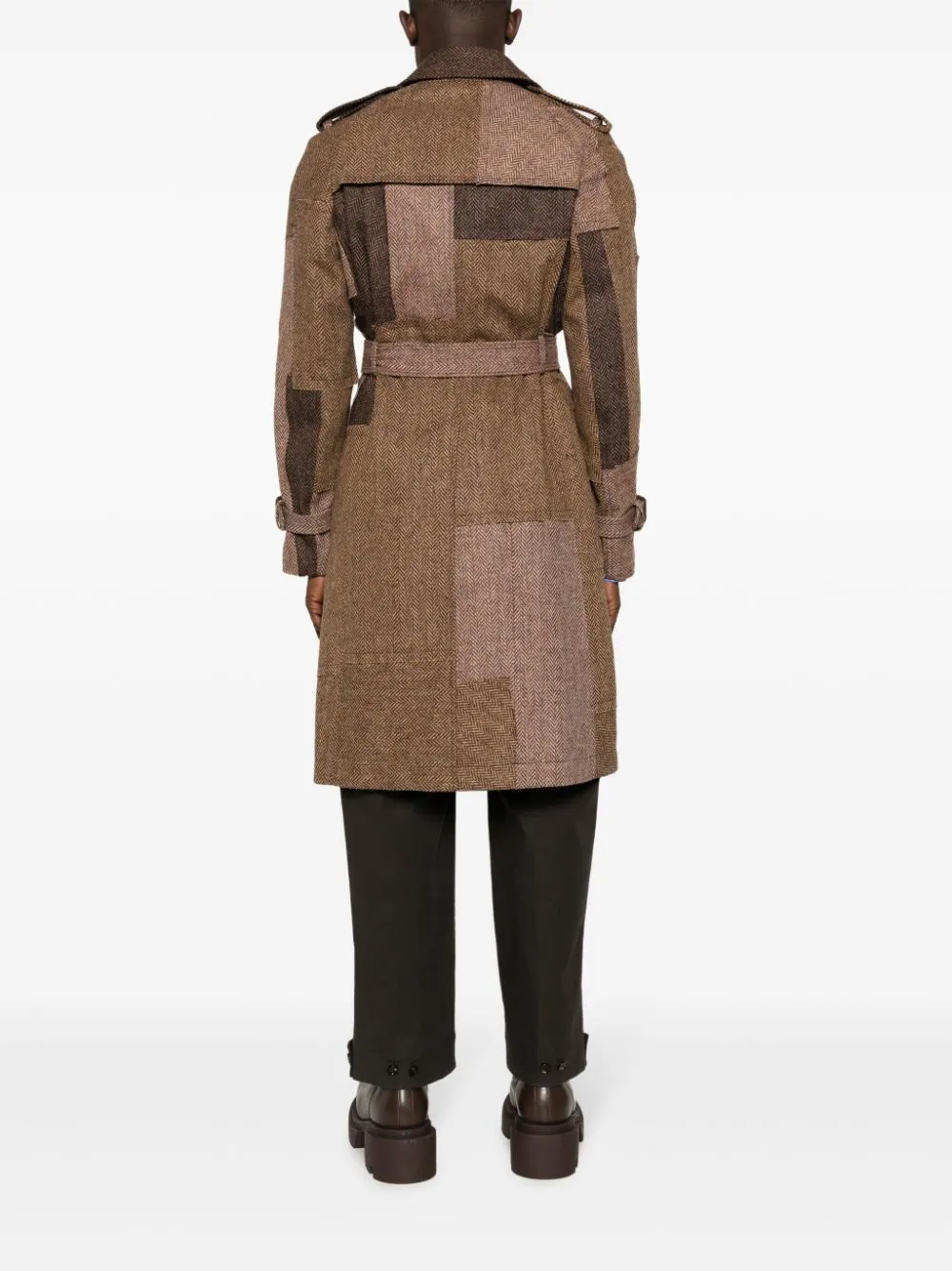 cappotto doppiopetto marrone