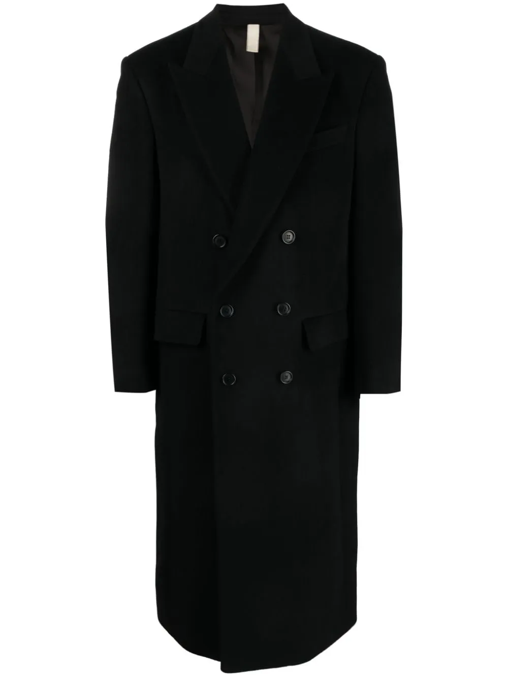 cappotto doppiopetto nero