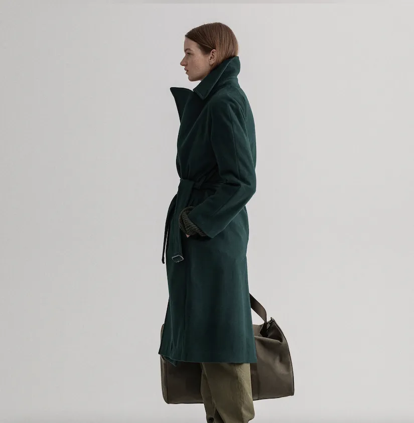 Cappotto Gant Donna con cintura in misto lana 4751053