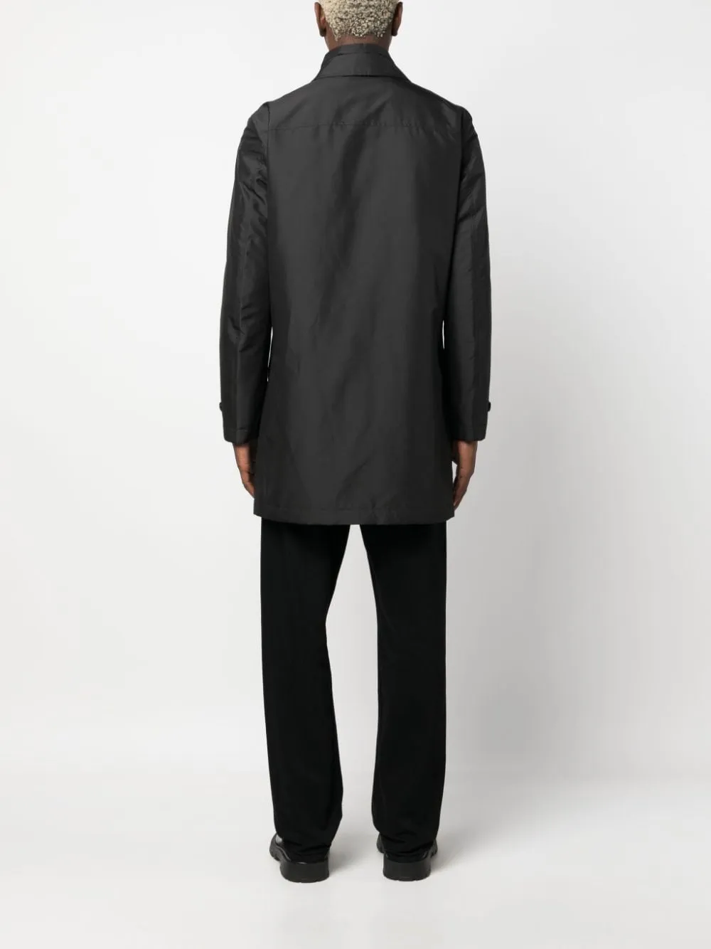 cappotto impermeabile nero