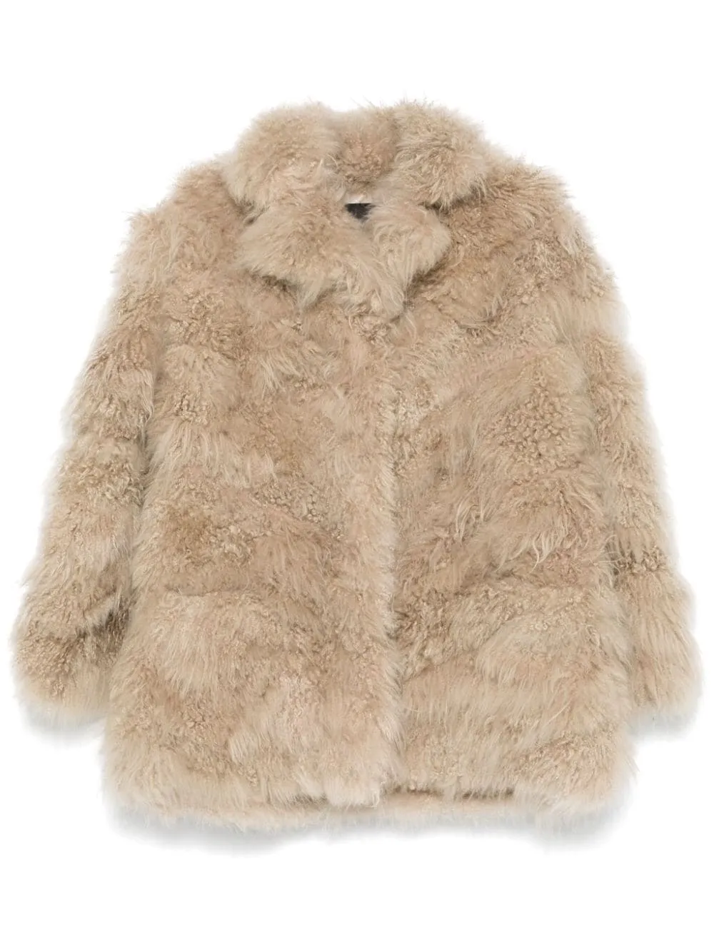 Cappotto in ecopelliccia