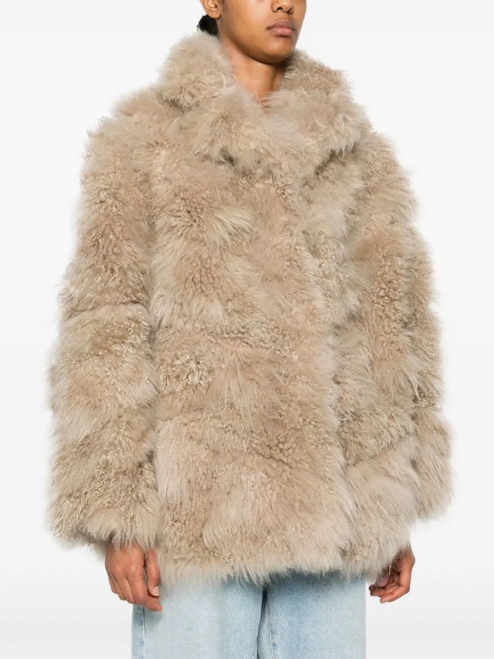 Cappotto in ecopelliccia