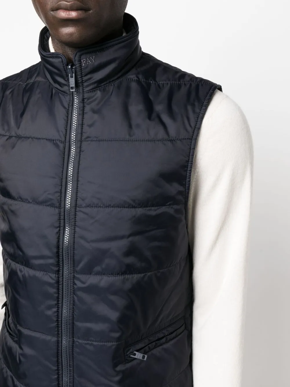 cappotto monopetto blu