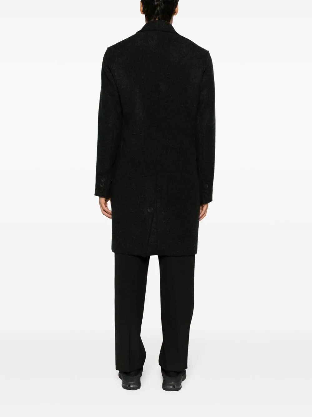 cappotto monopetto grigio scuro