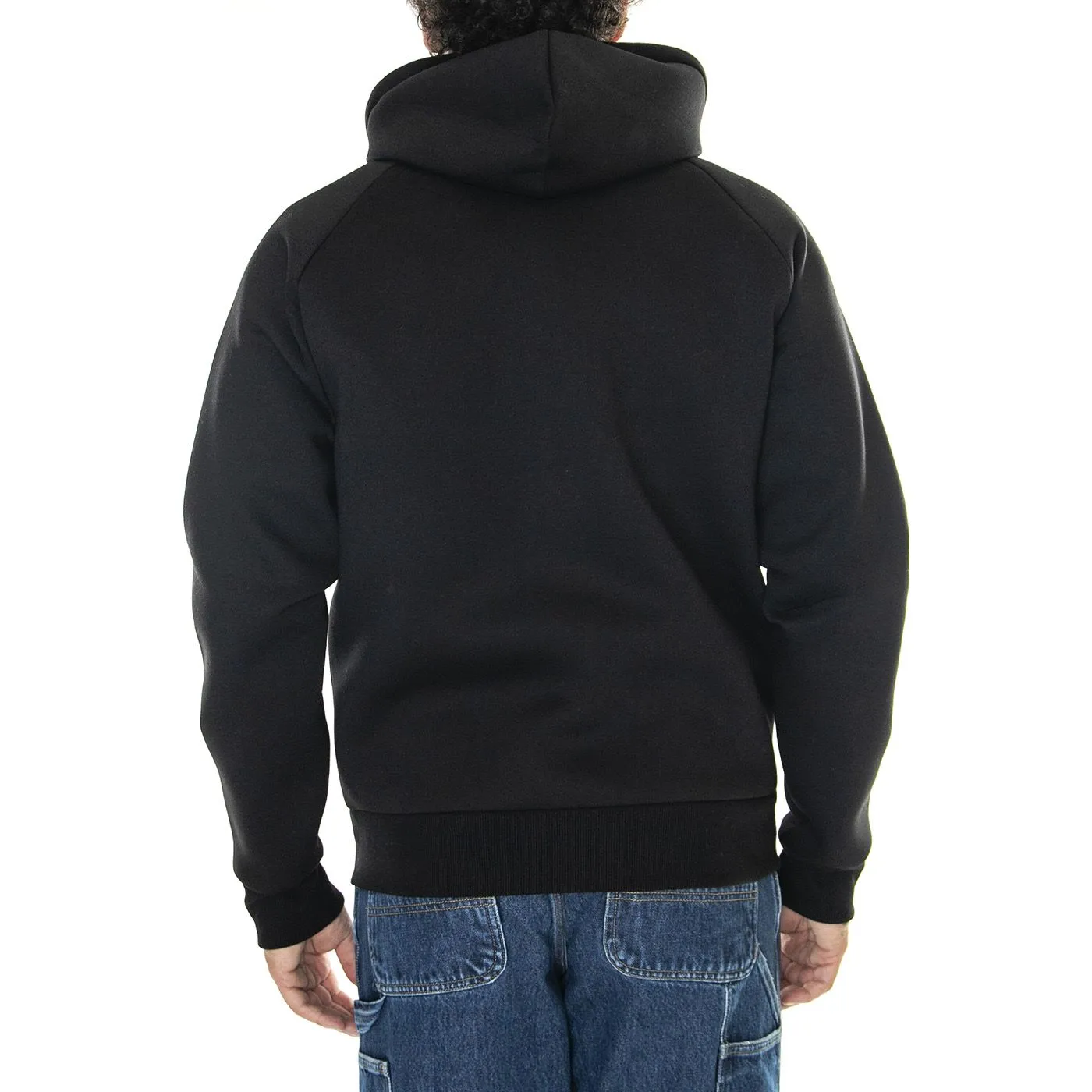 CARHARTT WIP Car-Lux Hooded Jacket Black / Grey - Giacca Invernale Uomo Nera    