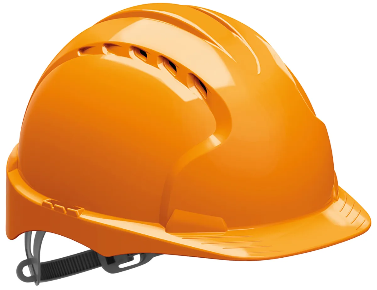 Casco di sicurezza Ventilato JSP EVO3 in HPPE , col. Arancione