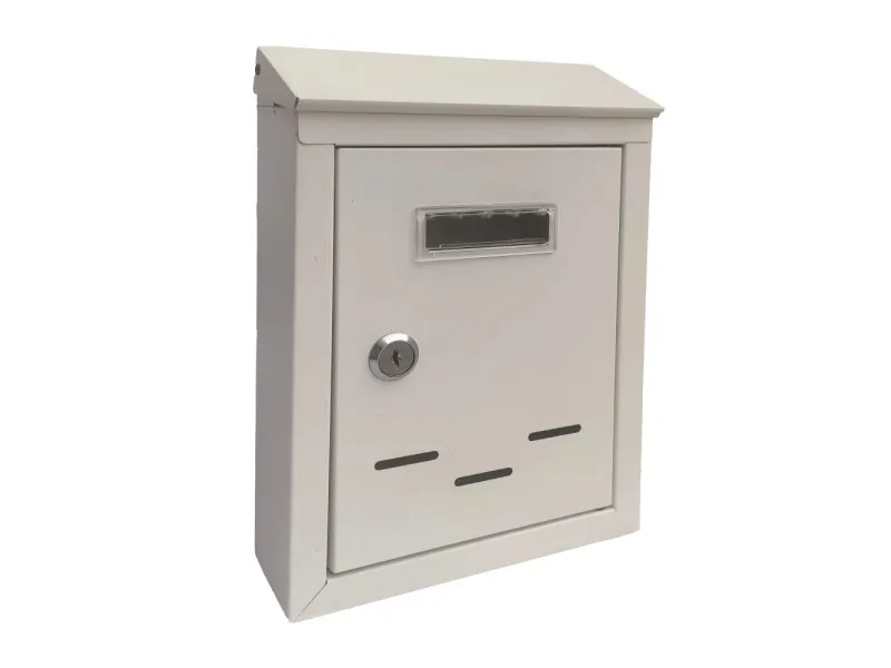 Cassetta postale in lamiera Basic 180x260x60 mm bianco