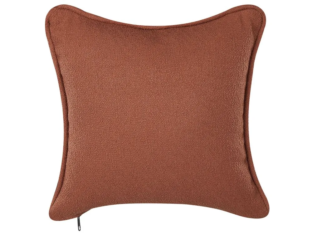 Chaise longue bouclé rosso destra CHEVANNES
