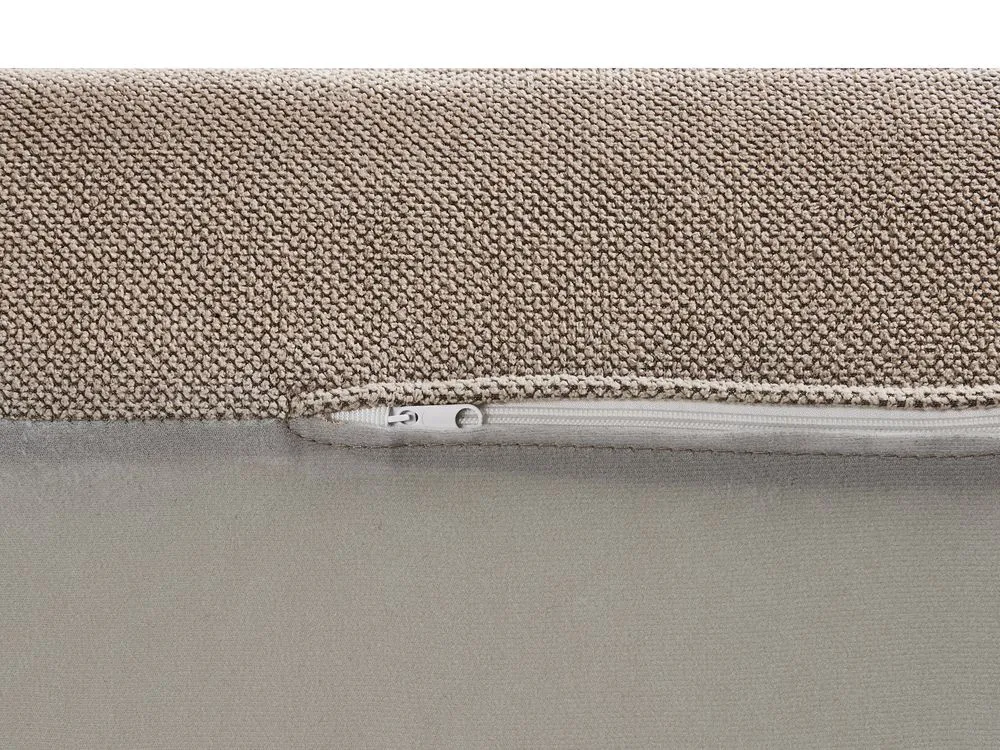 Chaise longue tessuto tortora VIZILLE