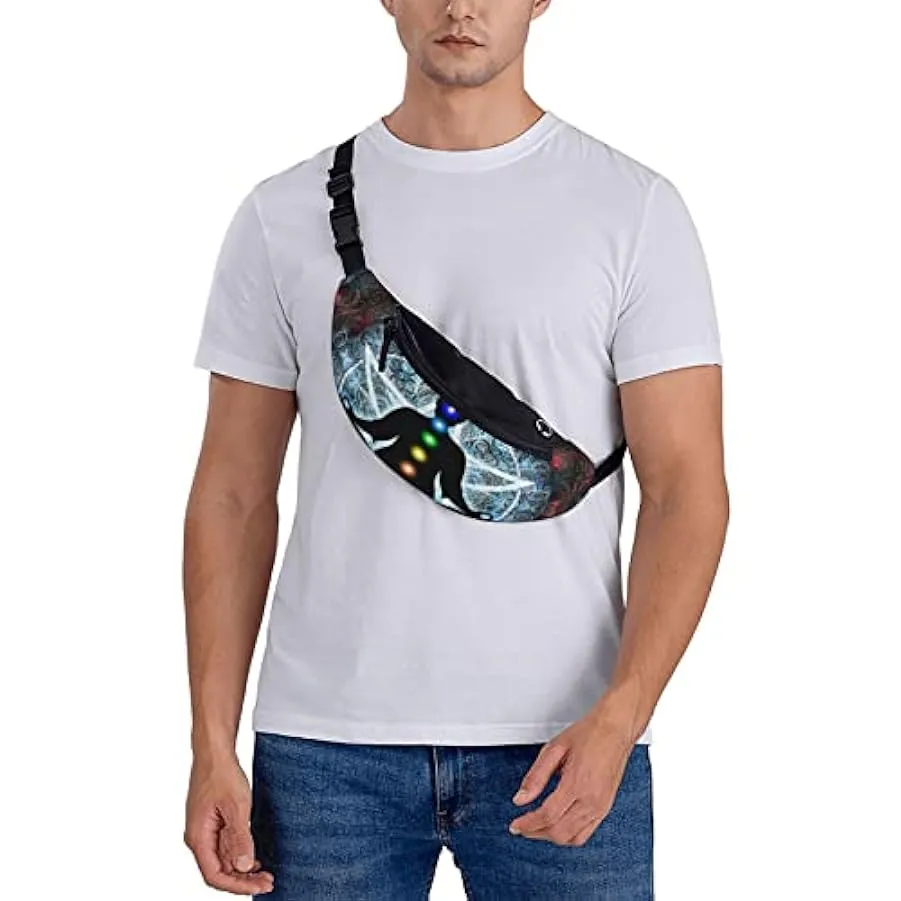 Chakra da meditazione Marsupio Sport Marsupio Borsa a tracolla per corsa Viaggiare Escursionismo 177722381