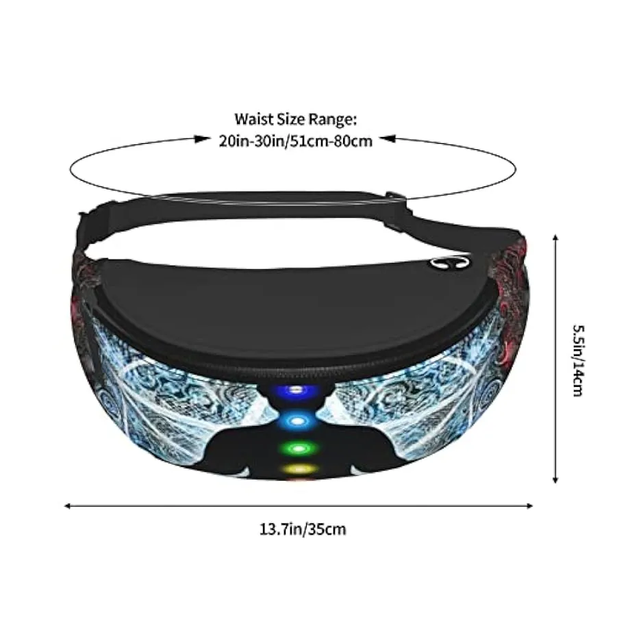 Chakra da meditazione Marsupio Sport Marsupio Borsa a tracolla per corsa Viaggiare Escursionismo 177722381