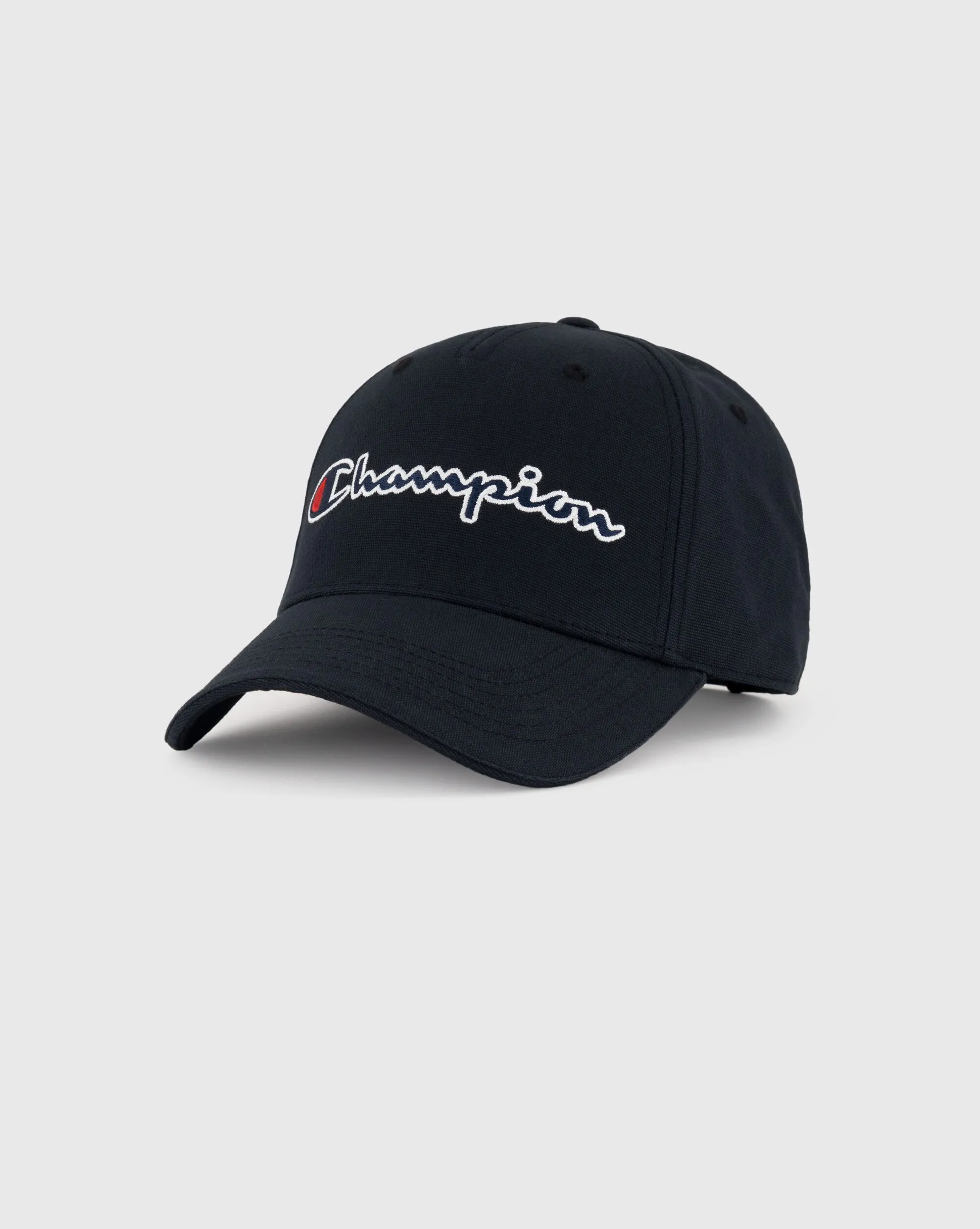 Champion Cappellino Da Baseball Con Logo Esteso Ricamato Nero Unisex