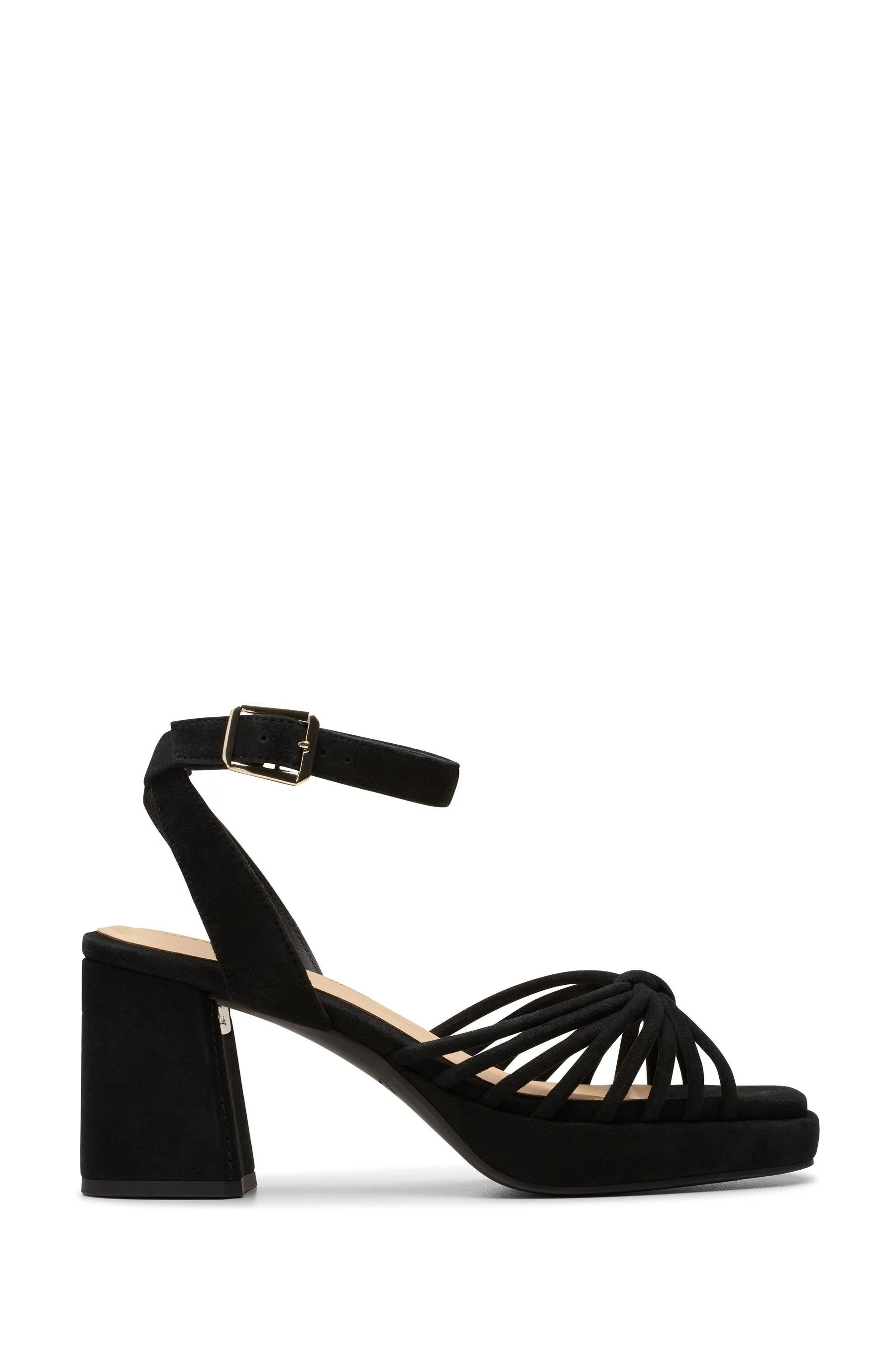 Clarks Suede Ritzy75 Faye Sandals    
