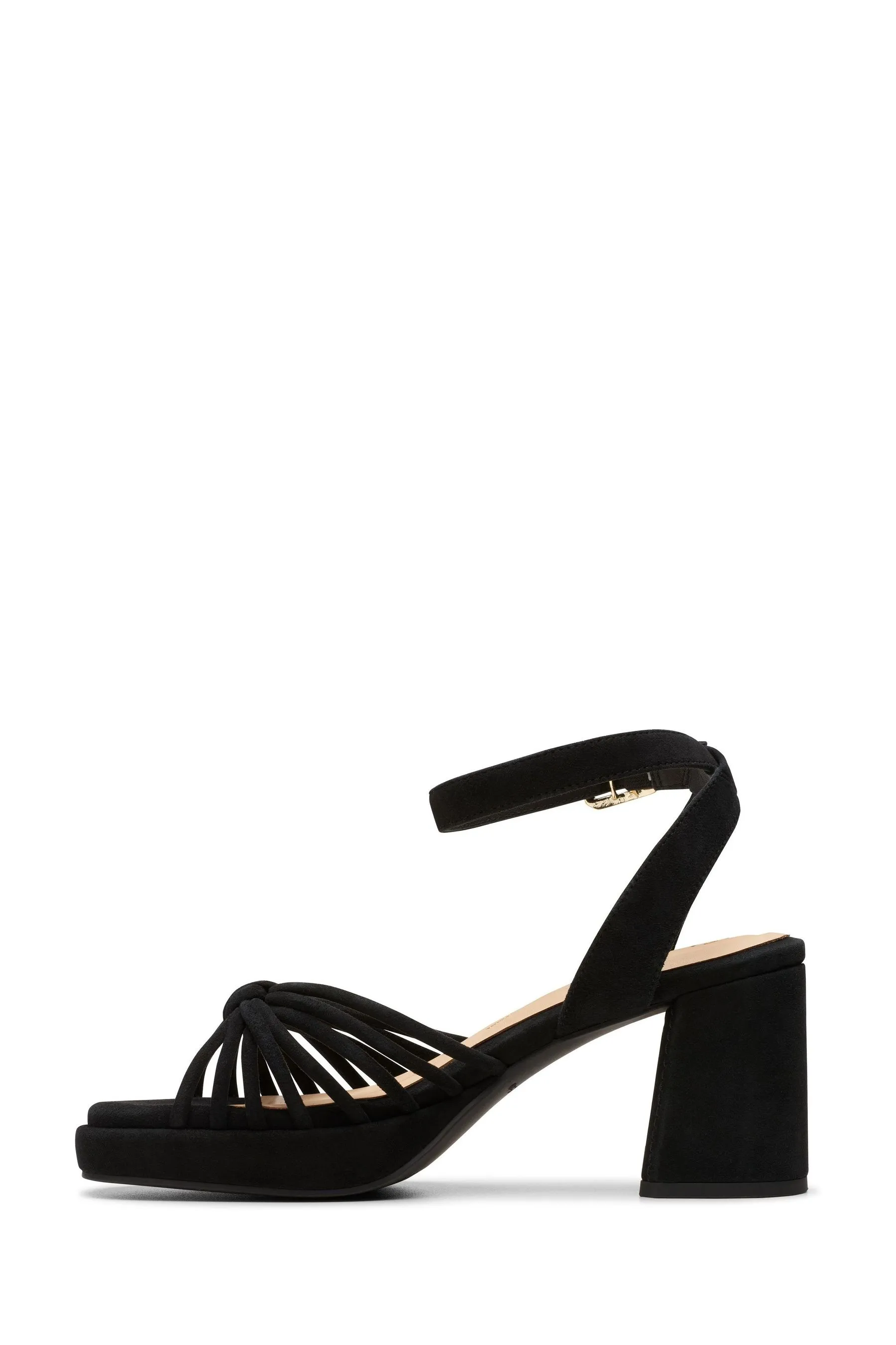 Clarks Suede Ritzy75 Faye Sandals    