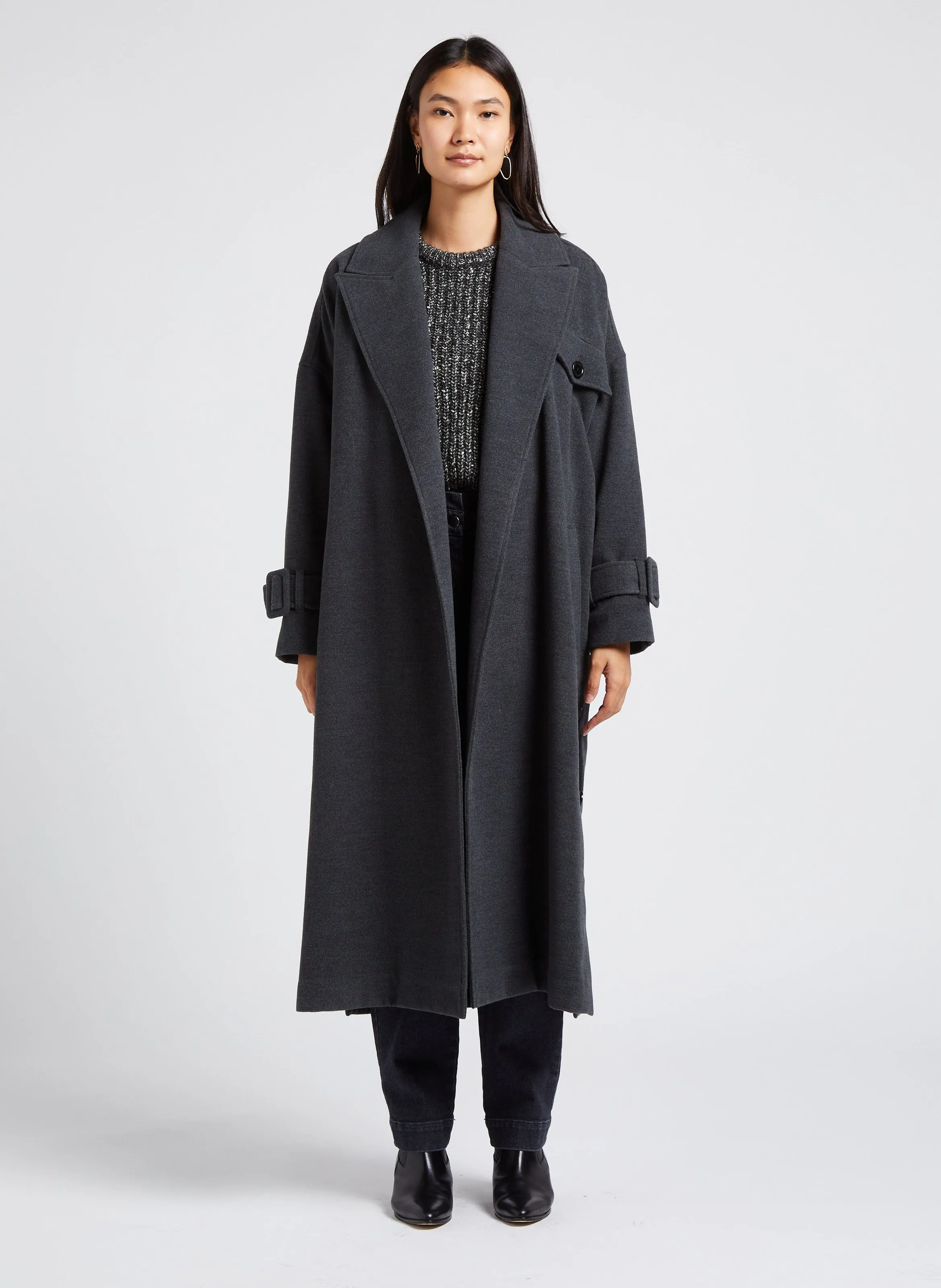  COLLECTORS CLUB   CAMERON - Cappotto con revers | Grigio