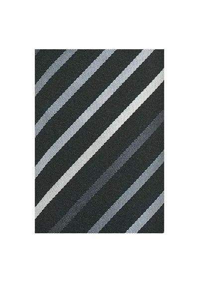 Cravatta grigio nero righe