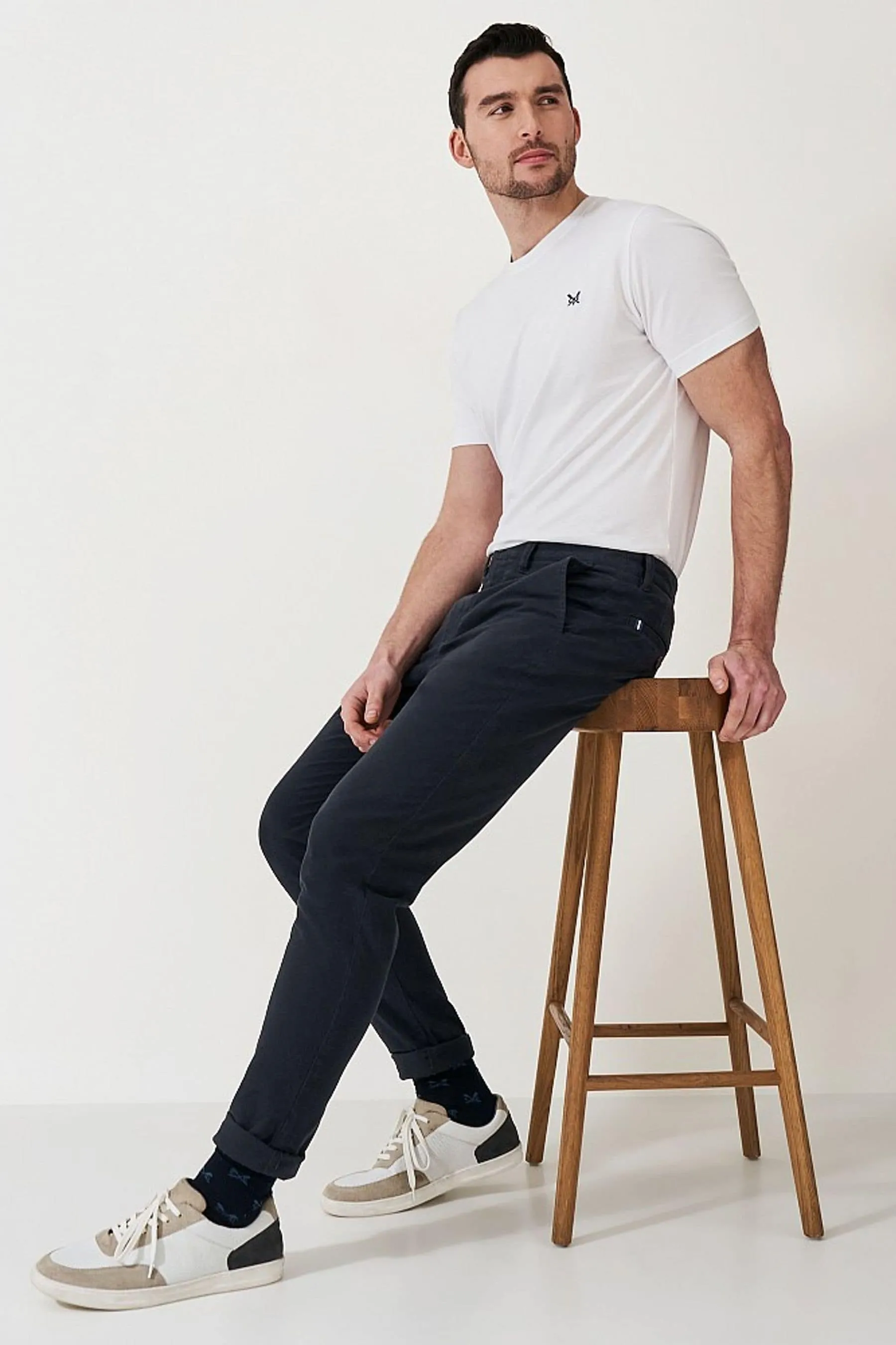 Crew Clothing - Pantaloni chino slim