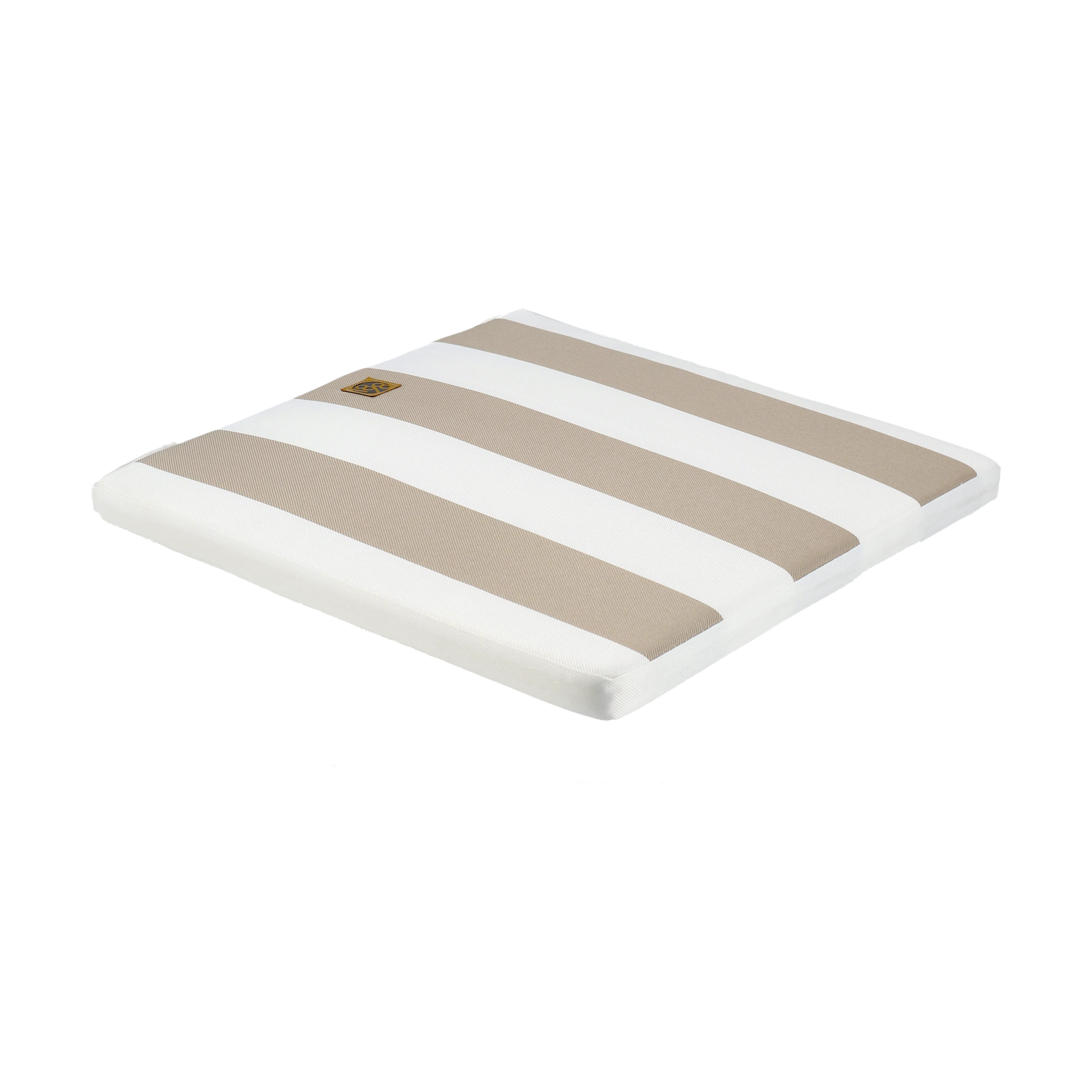 Cuscino per seduta Lunda 42x45 cm.jm{font-size:18px}Taupe striped