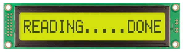 Display alfanumerico LCD NEWHAVEN DISPLAY INTERNATIONAL, Alfanumerico, 1x16 caratteri