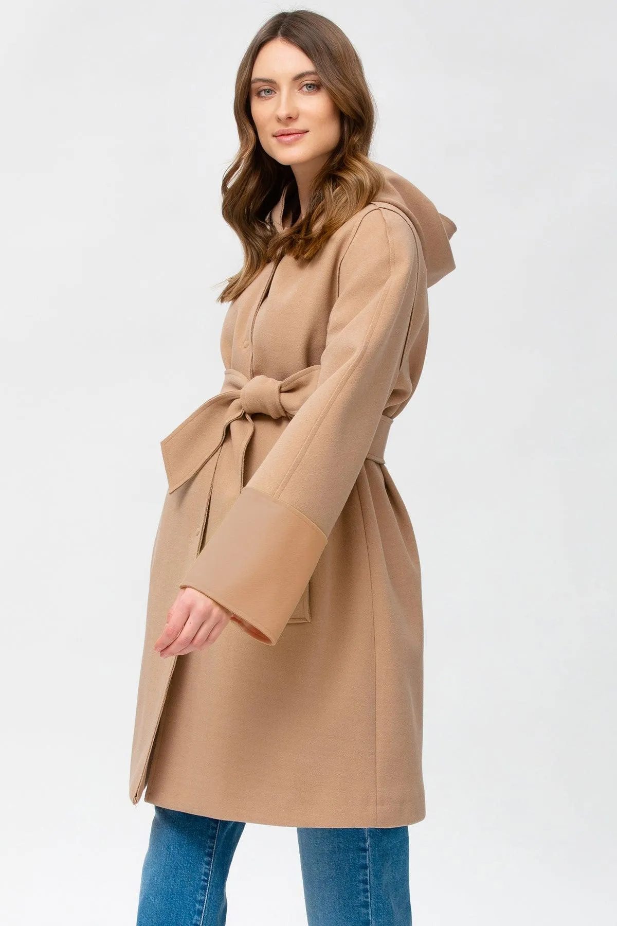 DIVINA | Cappotto Premaman Beige