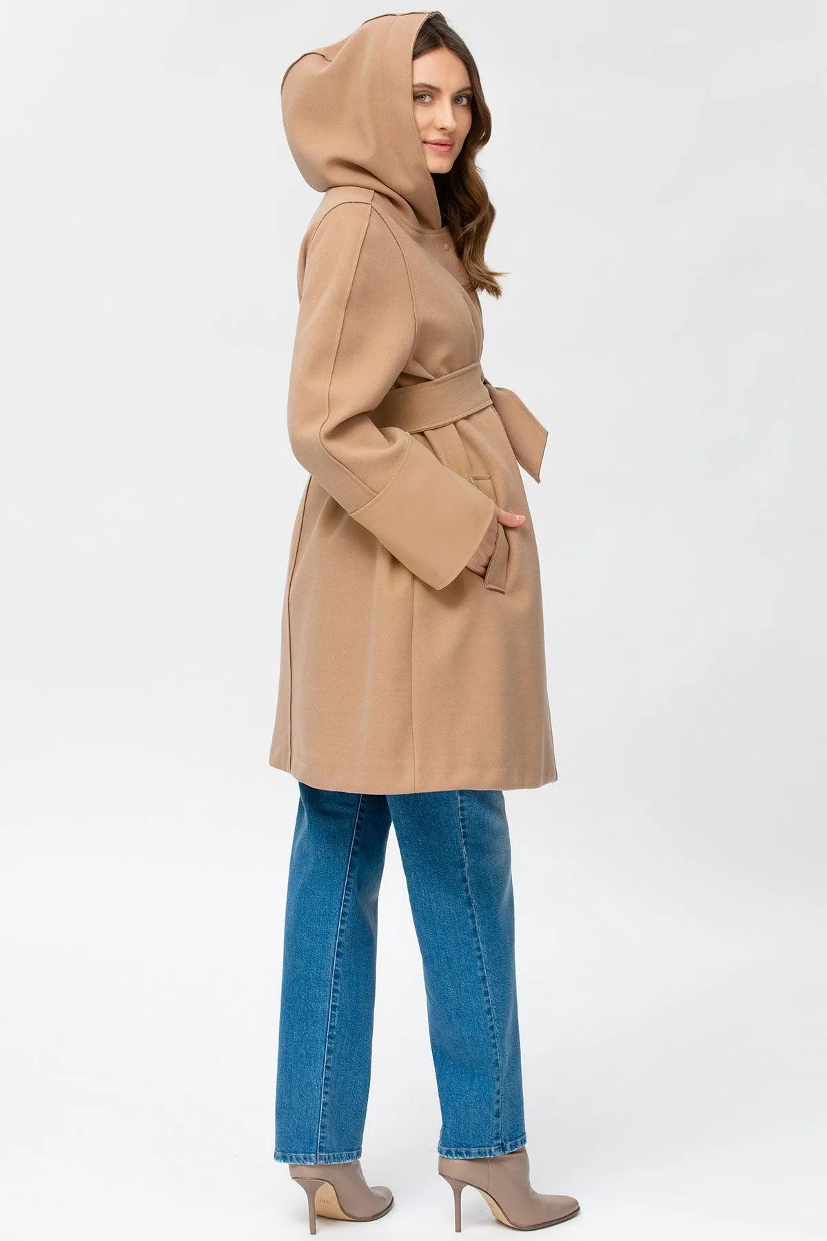 DIVINA | Cappotto Premaman Beige