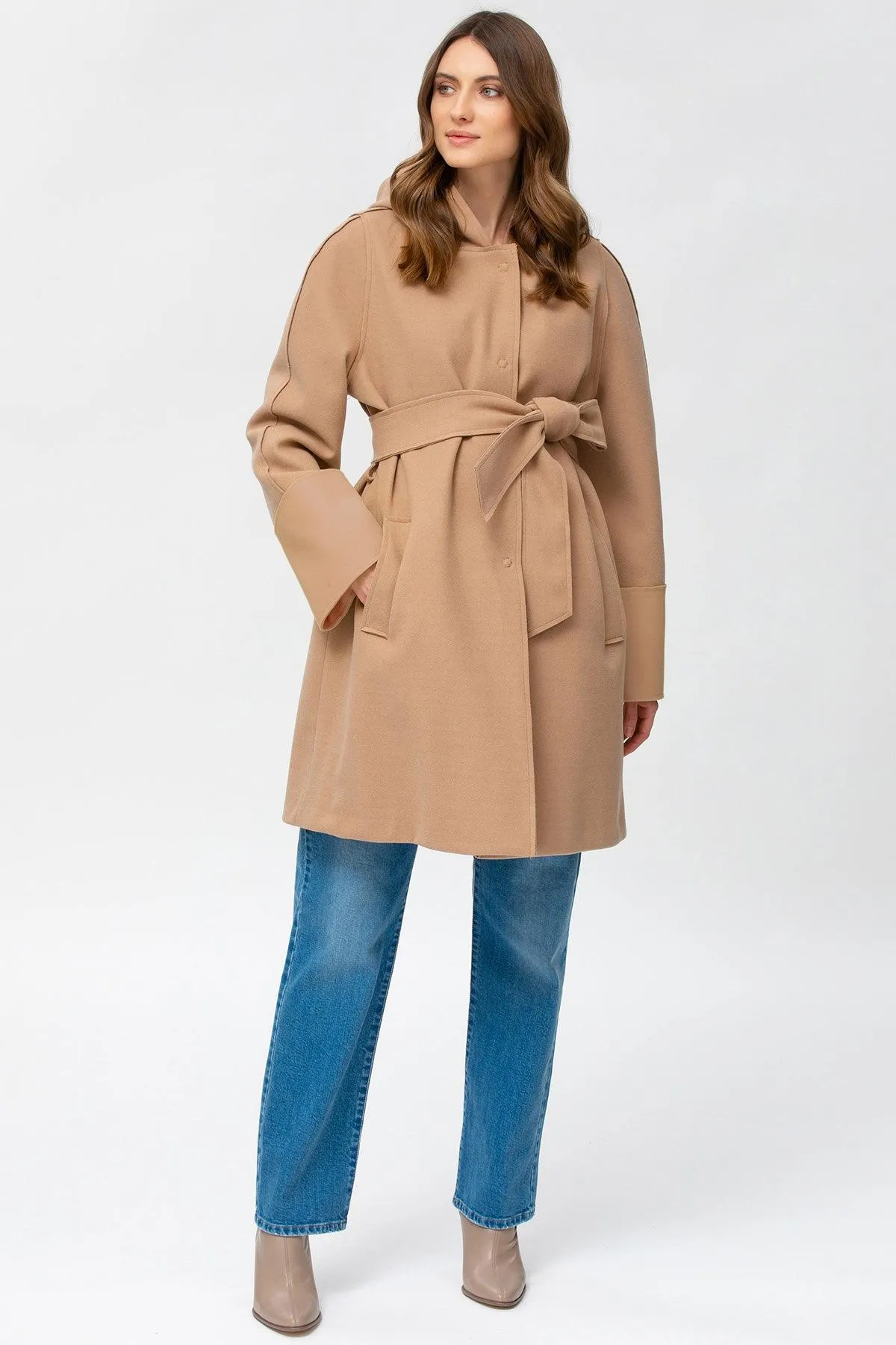 DIVINA | Cappotto Premaman Beige