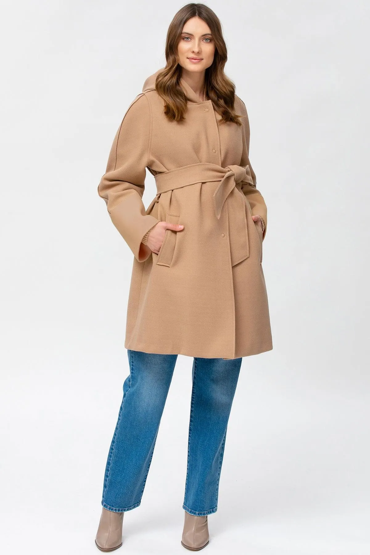 DIVINA | Cappotto Premaman Beige