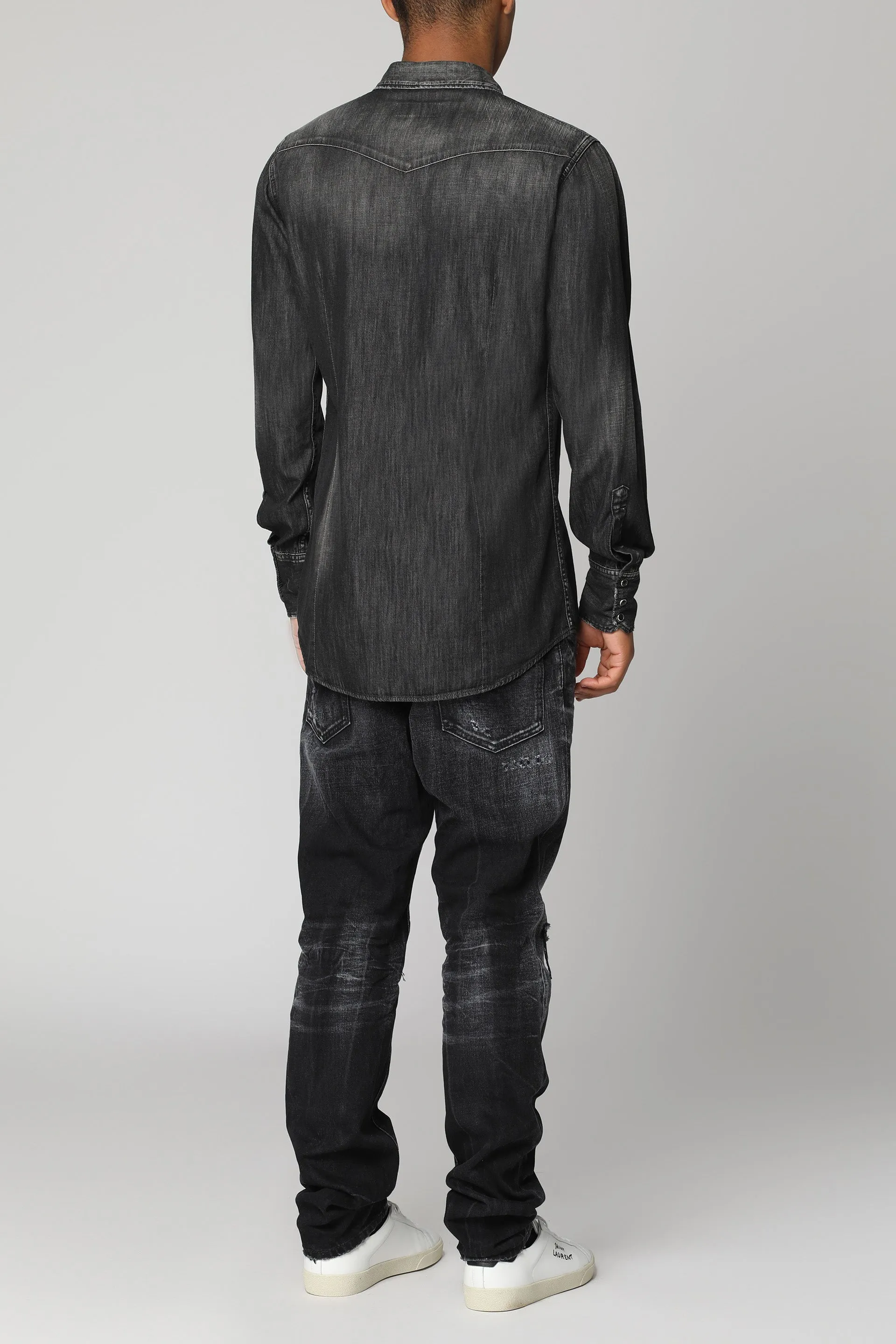 Dsquared2 Camicia Classic Western in denim