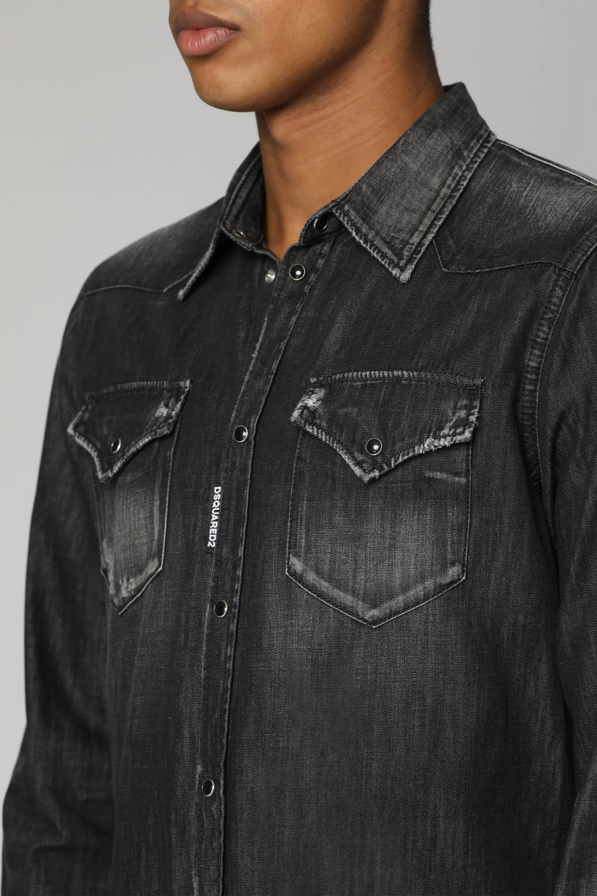 Dsquared2 Camicia Classic Western in denim