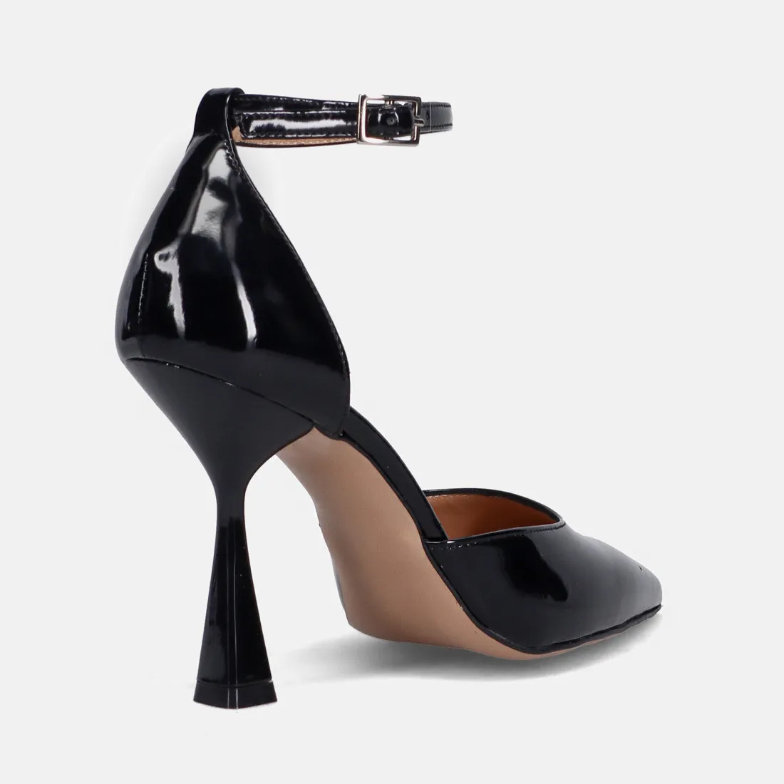 Décolleté elegante Sangiorgio in vernice nera con tacco alto