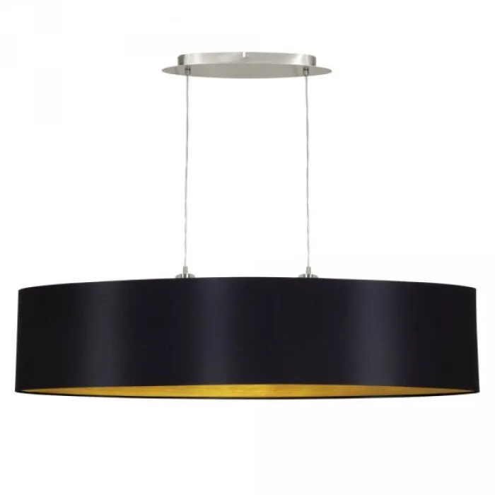 Eglo MASERLO Lampadario a sospensione Nichel opaco, 2-Luci