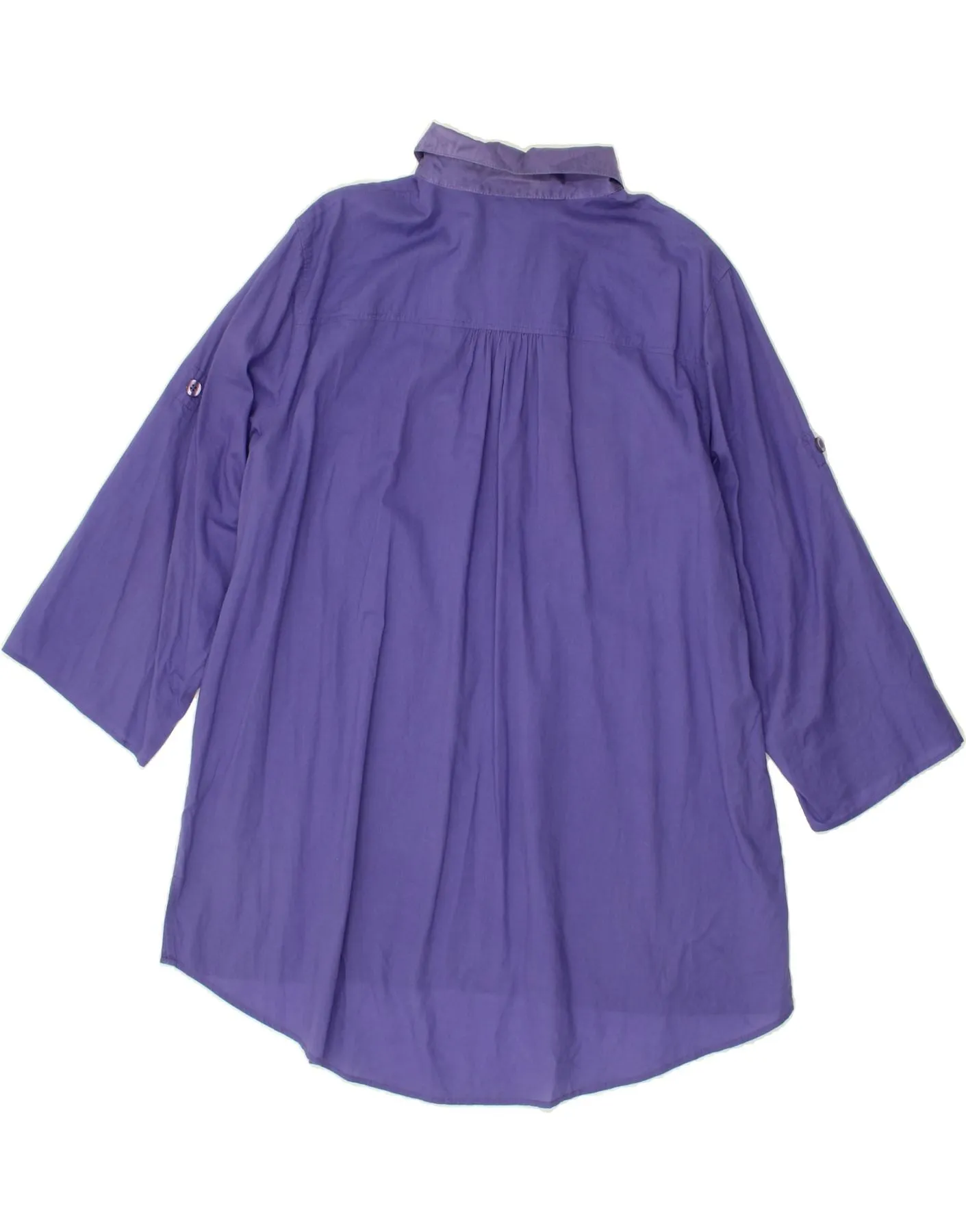 ELENA MIRO Womens Pullover 3/4 Sleeve Shirt Blouse 3XL Purple