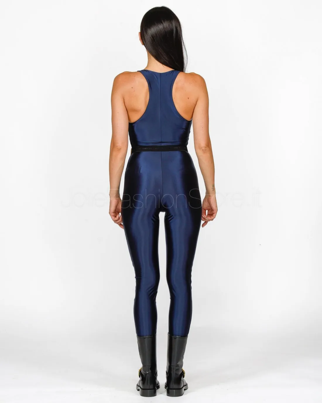 ---------------  ---------------  ---------------  ---------------  --------------Elisabetta Franchi Tuta in Lycra Navy------