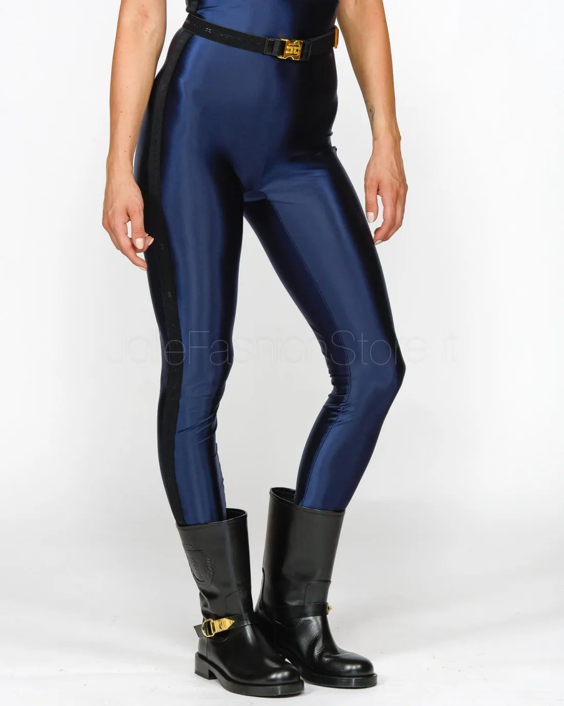 ---------------  ---------------  ---------------  ---------------  --------------Elisabetta Franchi Tuta in Lycra Navy------