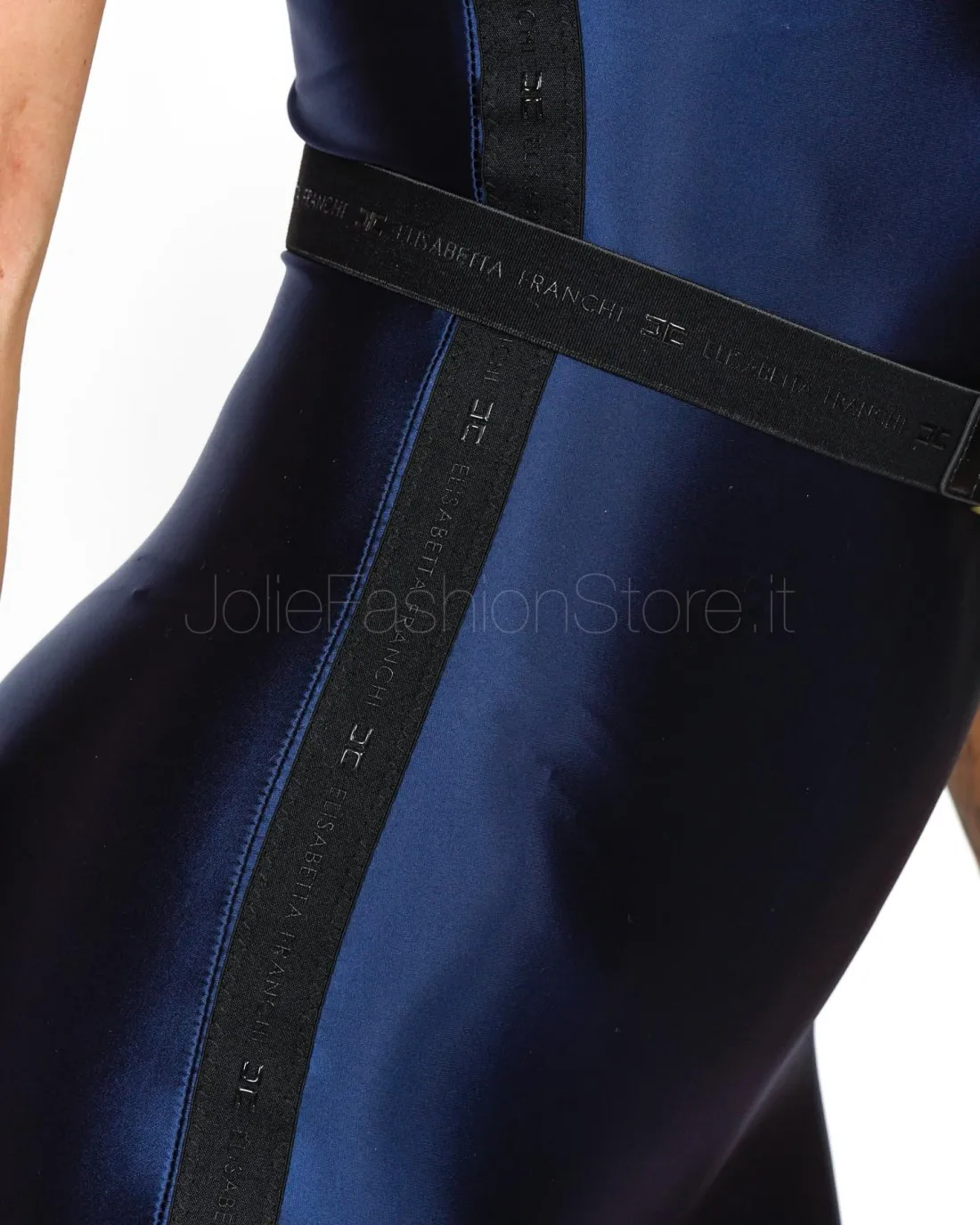 ---------------  ---------------  ---------------  ---------------  --------------Elisabetta Franchi Tuta in Lycra Navy------