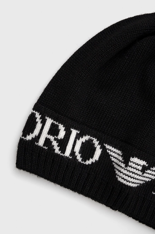 Emporio Armani cappello e sciarpa con aggiunta di lana