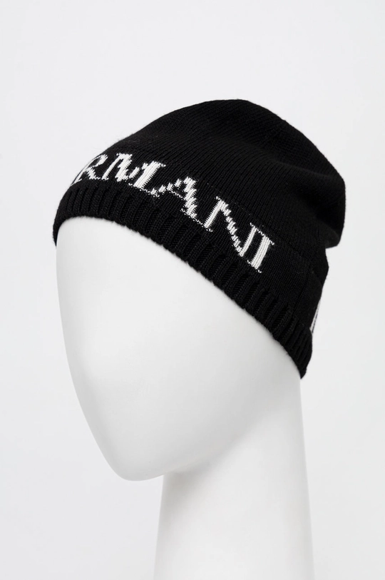 Emporio Armani cappello e sciarpa con aggiunta di lana