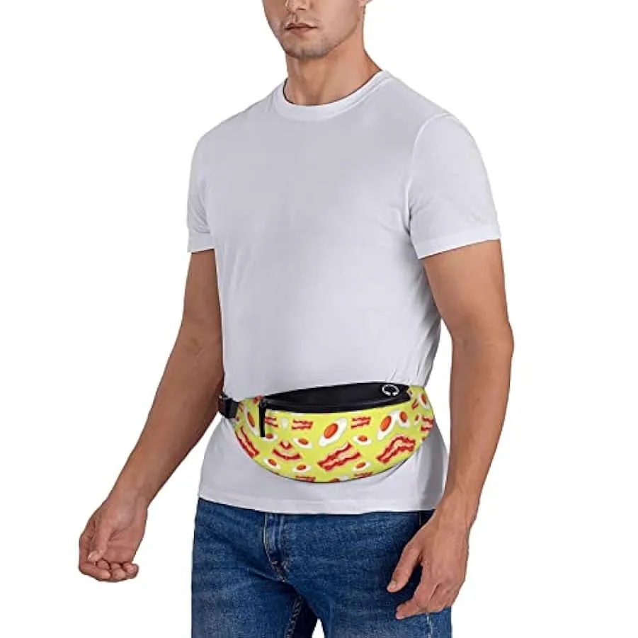 Escursionismo Marsupio Cartoon Gold Bacon Eggs Marsupio a tracolla Marsupio leggero 169378690