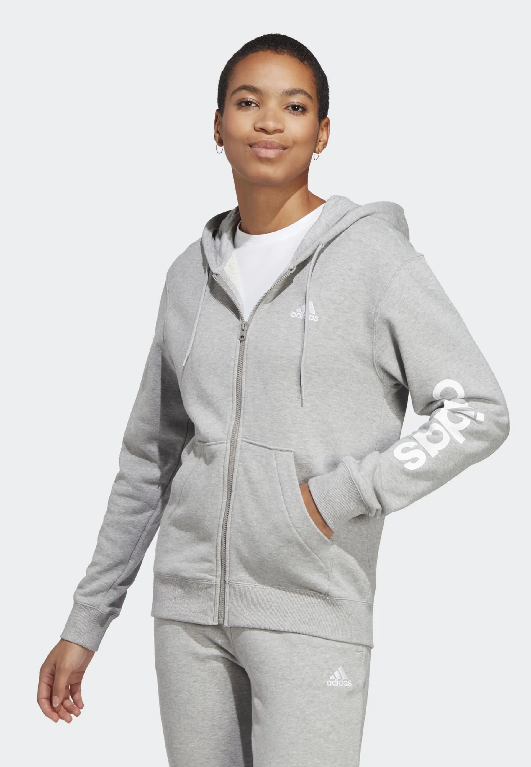 ESSENTIALS LINEAR  - Felpa con zip
