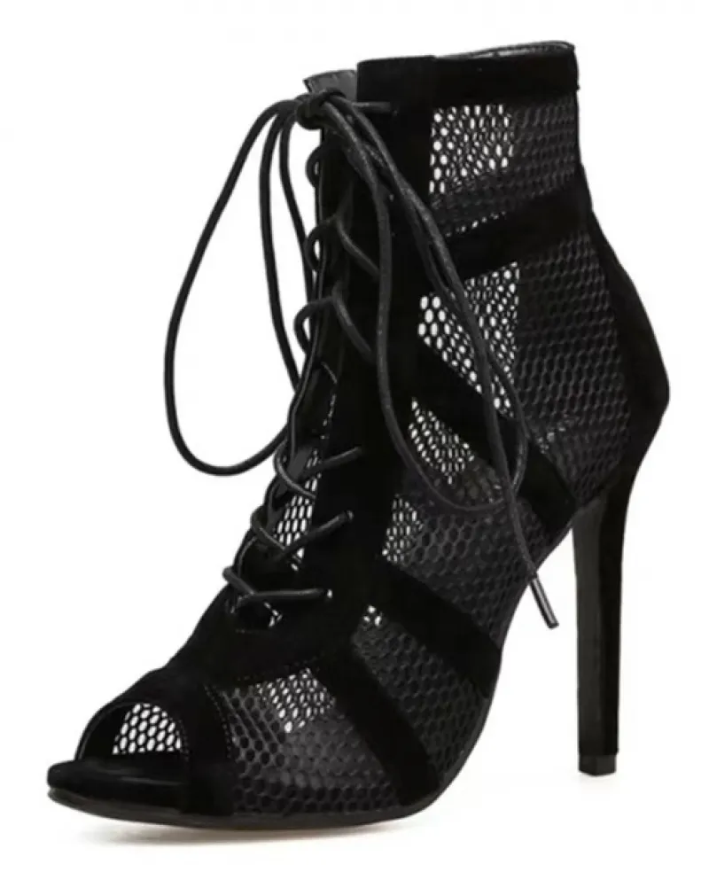 Estate 2022 Delle Donne di Alta Top Scarpe Da Ballo Nero Sala Da Ballo Stivali Salsa Tango Scarpe Della Ragazza Del Partito di M