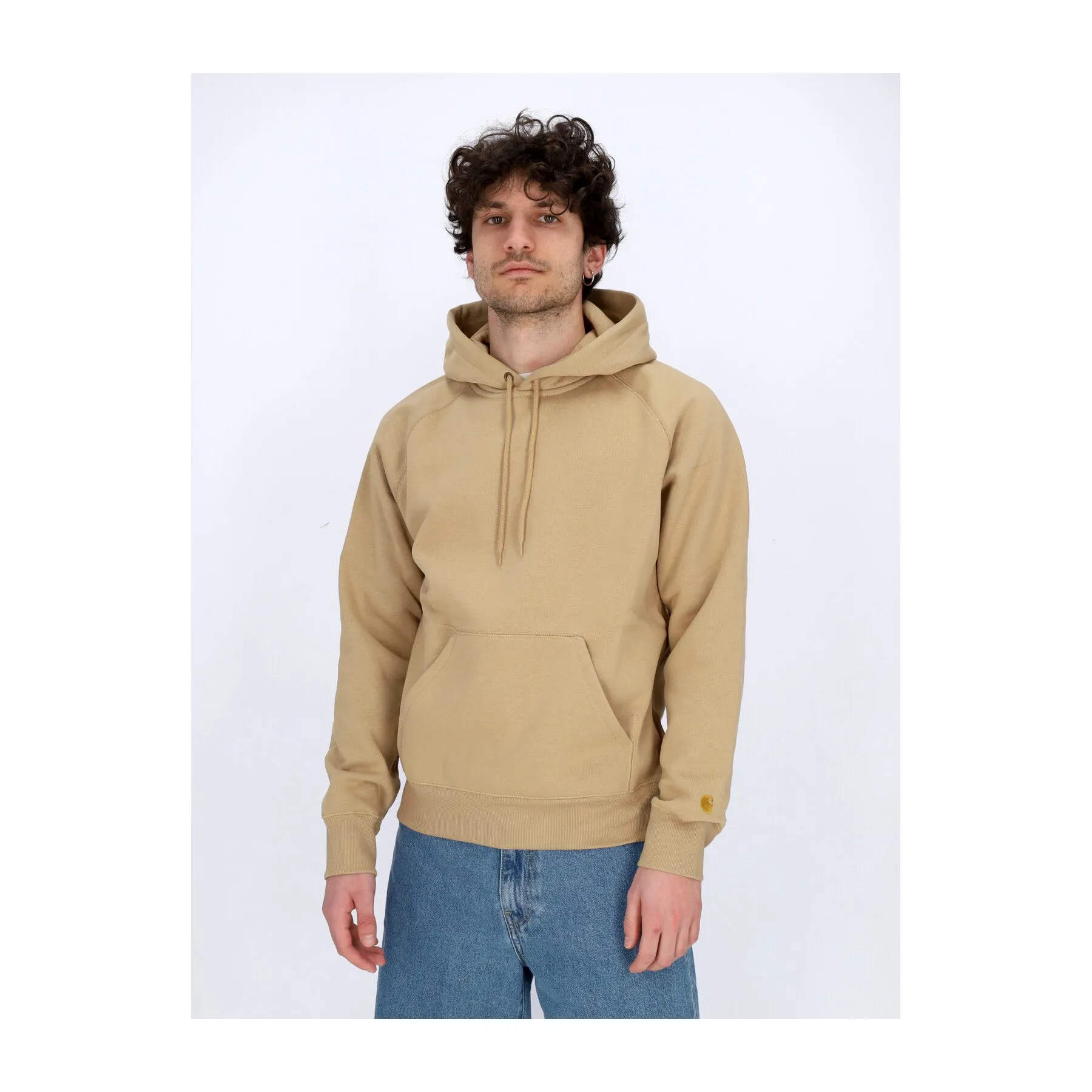 Felpa Cappuccio Uomo Chase Sweat Hooded Sable/gold