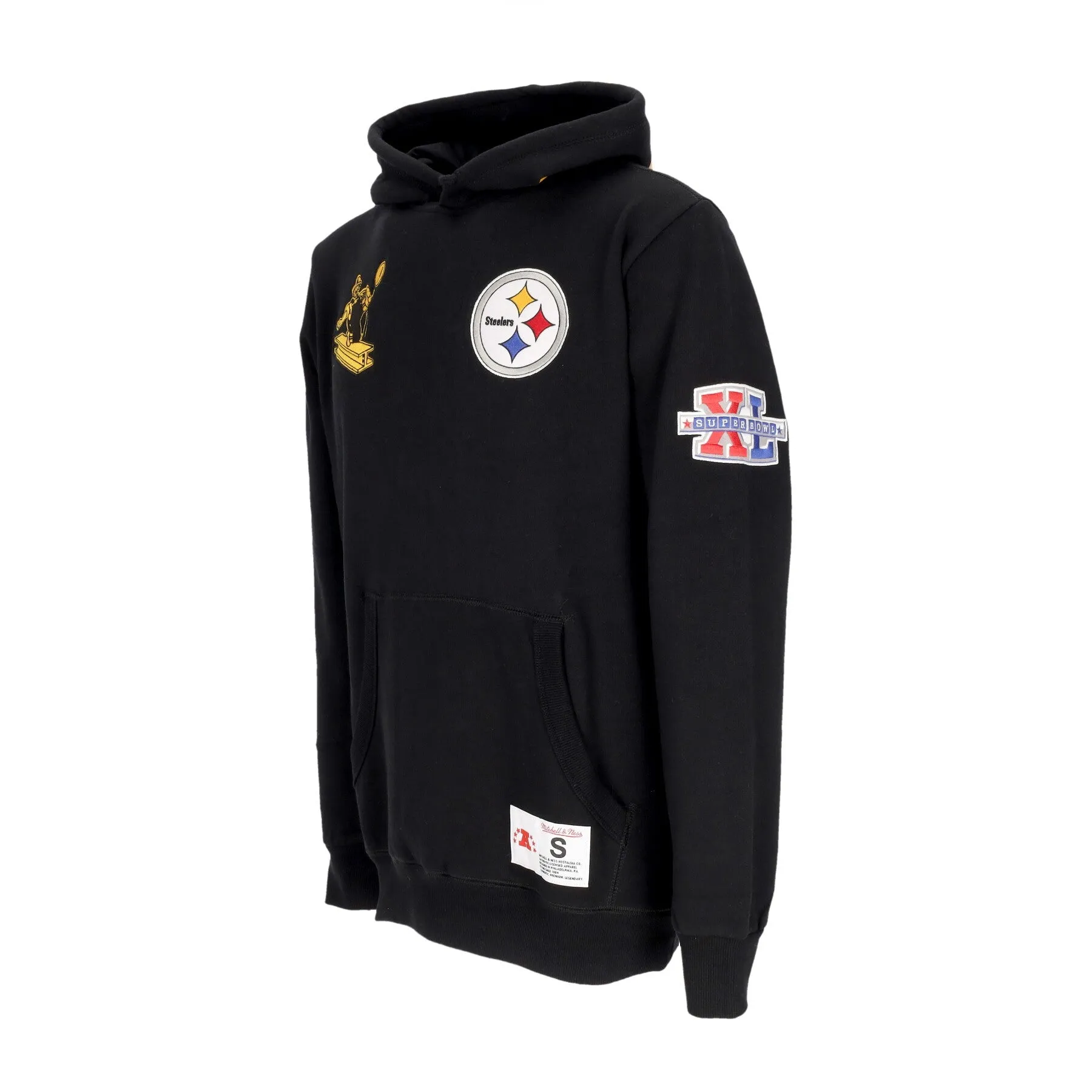 Felpa Cappuccio Uomo Nfl Hometown Fleece Hoodie Pitste Black