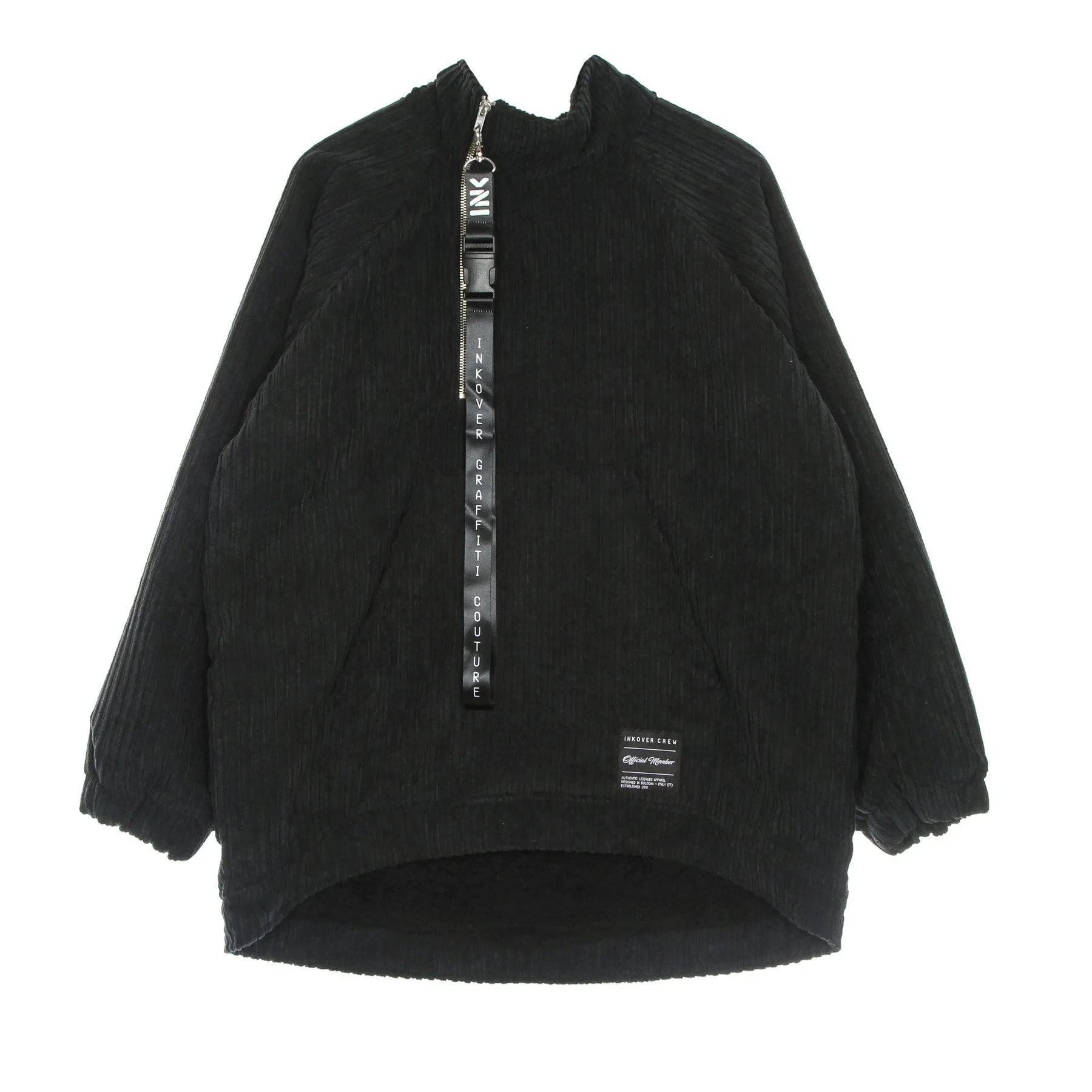 Felpa Collo Alto Uomo Pioner Anorak 1 Black